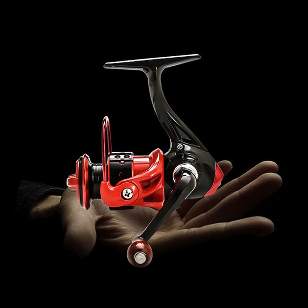 Gigicloud Full Metal Fishing Reel Small Metal Spinning Wheel Mini Compact 150 Pocket Spinning Reel for Carp Fishing Lure No Gap Configuration - Image 3