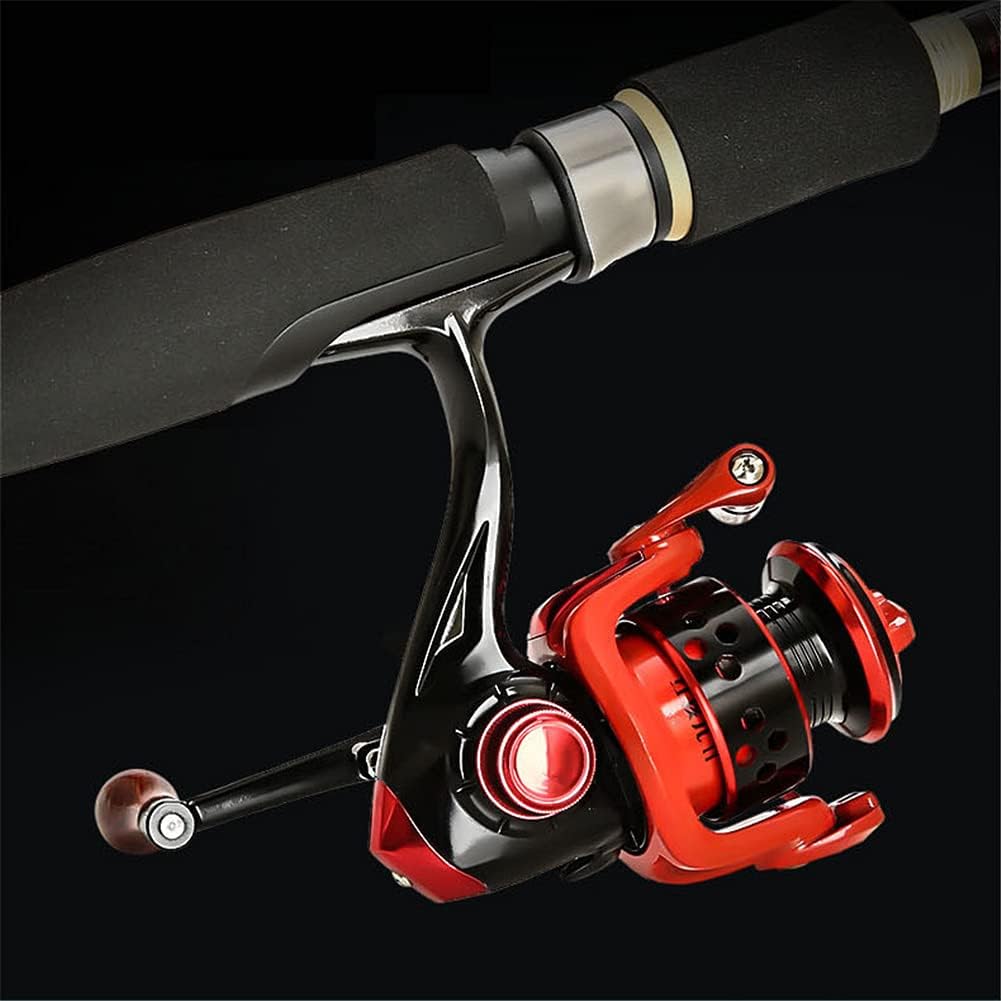 Gigicloud Full Metal Fishing Reel Small Metal Spinning Wheel Mini Compact 150 Pocket Spinning Reel for Carp Fishing Lure No Gap Configuration - Image 4