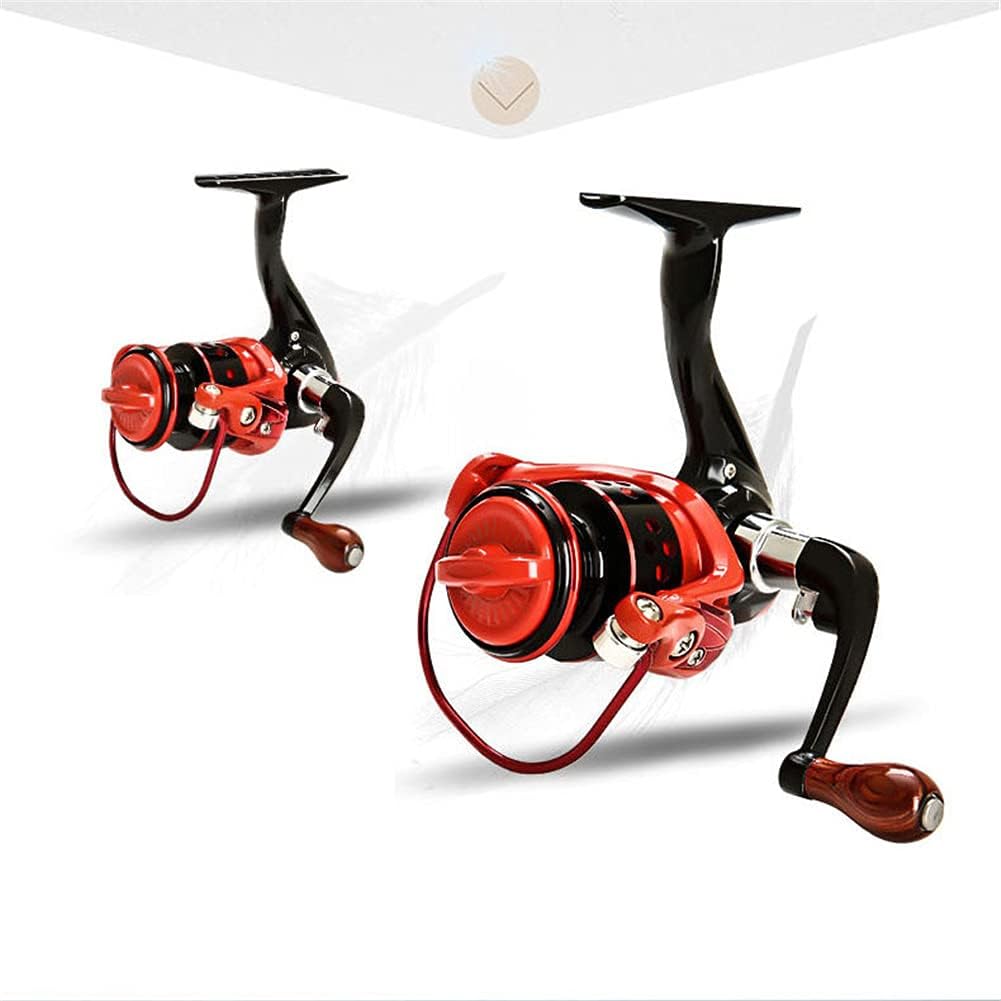 Gigicloud Full Metal Fishing Reel Small Metal Spinning Wheel Mini Compact 150 Pocket Spinning Reel for Carp Fishing Lure No Gap Configuration - Image 8