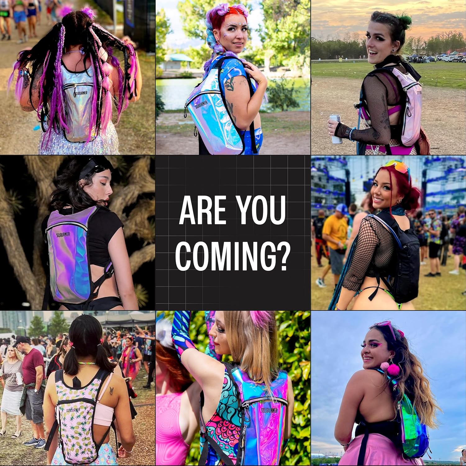 Sojourner Rave Hydration Pack - Hydration Backpack - Hydropack with 2L Bladder - Water Backpack for Festivals, Hiking, Running, Biking and More - Image 7