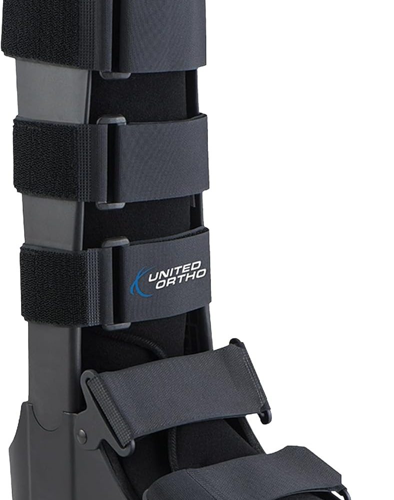 United Ortho Cam Walker Fracture Boot, Medium, Black