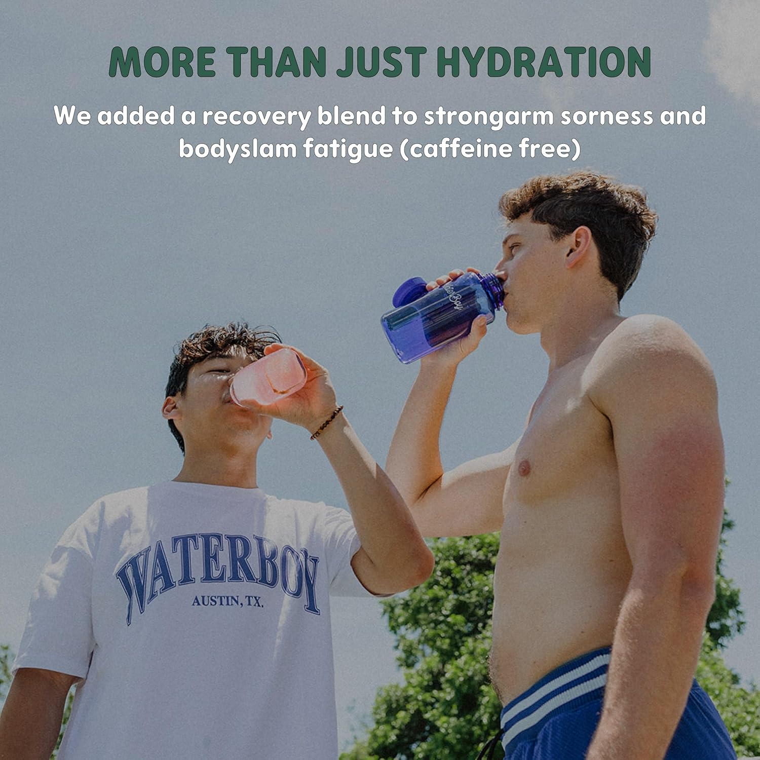 Waterboy Workout Hydration | 2,960mg Sugar Free Electrolyte Powder Packets | L-Glutamine + Vitamins | No Sugar, All Natural, Gluten Free (Variety) - Image 4